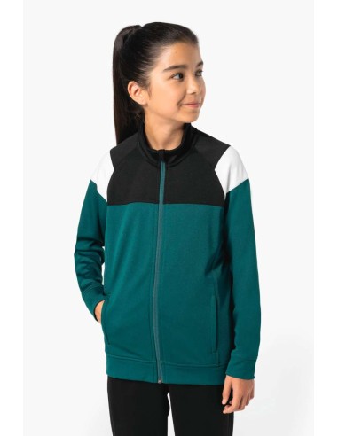 PRO-PA391-KIDS ZIPPED TRACKSUIT JACKET